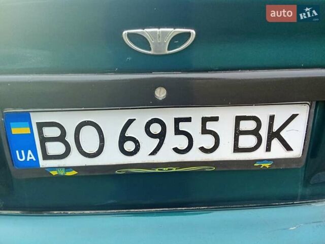 Зеленый Дэу Ланос, объемом двигателя 1.6 л и пробегом 320 тыс. км за 2000 $, фото 1 на Automoto.ua