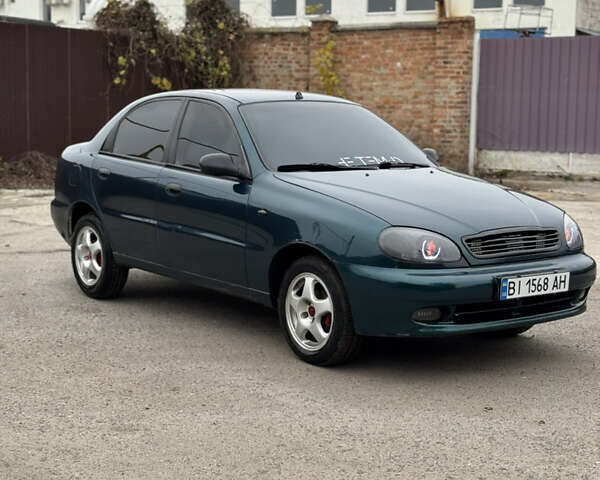 Зеленый Дэу Ланос, объемом двигателя 1.5 л и пробегом 190 тыс. км за 2200 $, фото 1 на Automoto.ua