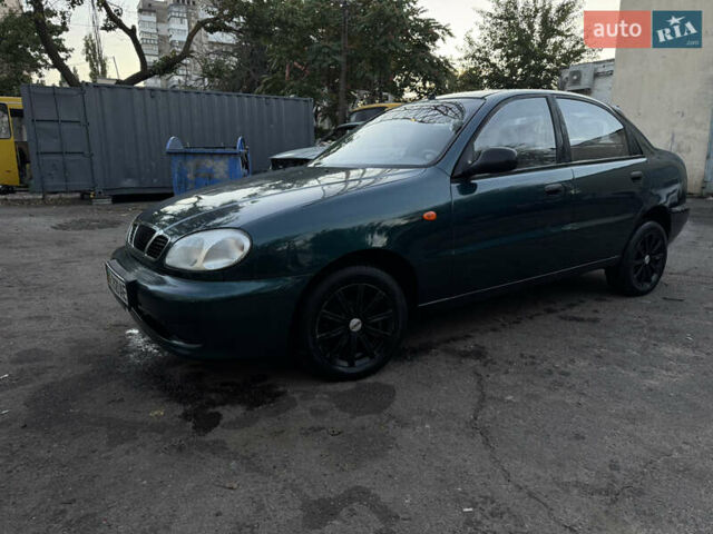 Зеленый Дэу Ланос, объемом двигателя 1.5 л и пробегом 220 тыс. км за 3100 $, фото 1 на Automoto.ua