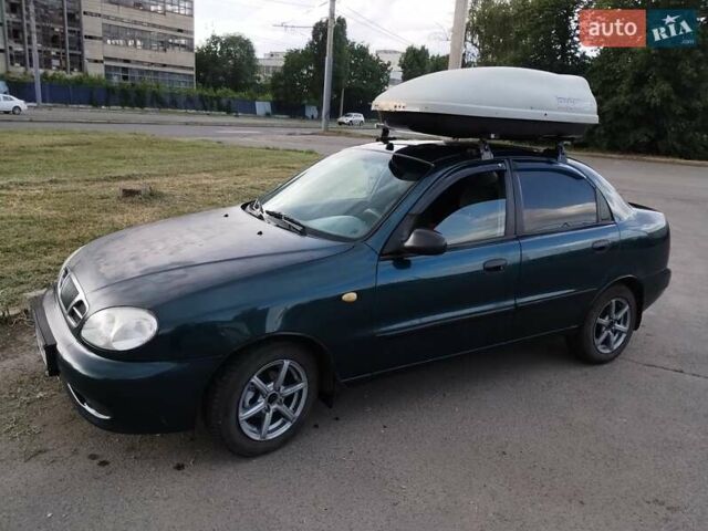 Зелений Деу Ланос, об'ємом двигуна 1.5 л та пробігом 215 тис. км за 2400 $, фото 1 на Automoto.ua