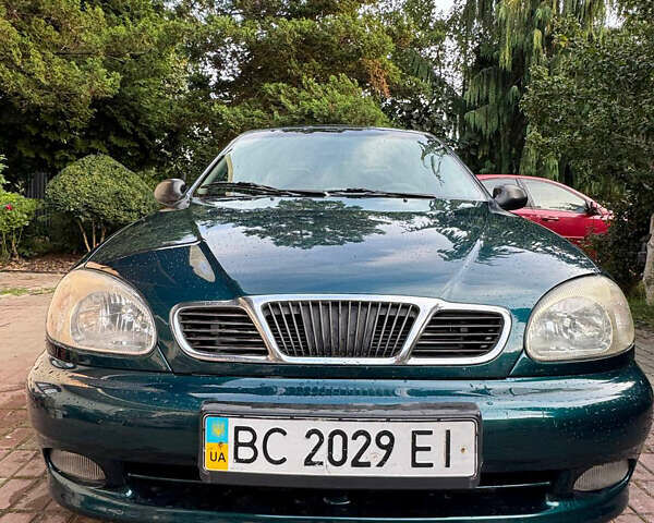 Зеленый Дэу Ланос, объемом двигателя 1.5 л и пробегом 220 тыс. км за 2900 $, фото 1 на Automoto.ua