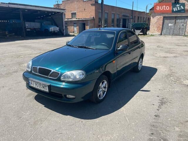 Зеленый Дэу Ланос, объемом двигателя 1.5 л и пробегом 290 тыс. км за 2550 $, фото 1 на Automoto.ua