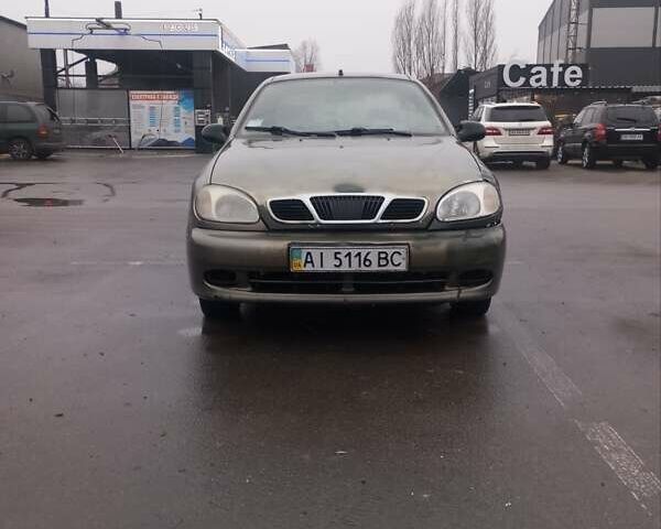 Зеленый Дэу Ланос, объемом двигателя 1.5 л и пробегом 238 тыс. км за 750 $, фото 1 на Automoto.ua