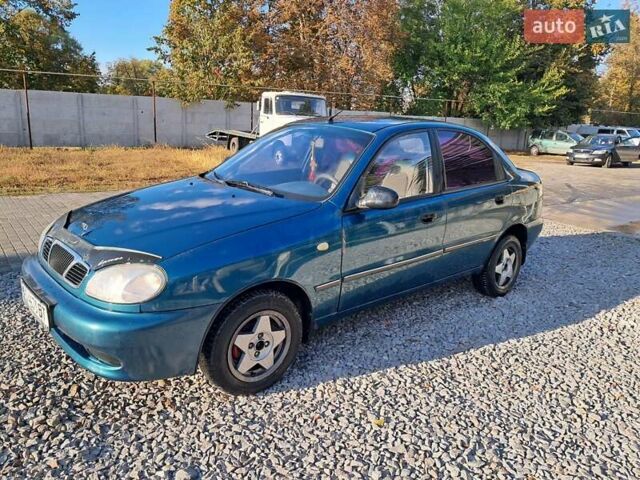 Зеленый Дэу Ланос, объемом двигателя 1.3 л и пробегом 146 тыс. км за 2100 $, фото 1 на Automoto.ua