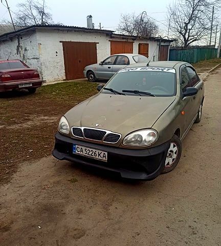 Зеленый Дэу Ланос, объемом двигателя 1.4 л и пробегом 0 тыс. км за 1350 $, фото 1 на Automoto.ua