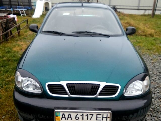 Зелений Деу Ланос, об'ємом двигуна 1.4 л та пробігом 188 тис. км за 1400 $, фото 1 на Automoto.ua