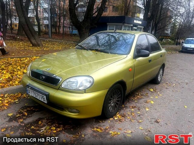 Зеленый Дэу Ланос, объемом двигателя 1.5 л и пробегом 230 тыс. км за 2300 $, фото 1 на Automoto.ua
