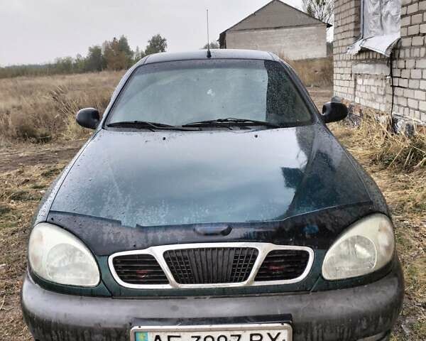 Зеленый Дэу Ланос, объемом двигателя 1.5 л и пробегом 680 тыс. км за 2900 $, фото 1 на Automoto.ua