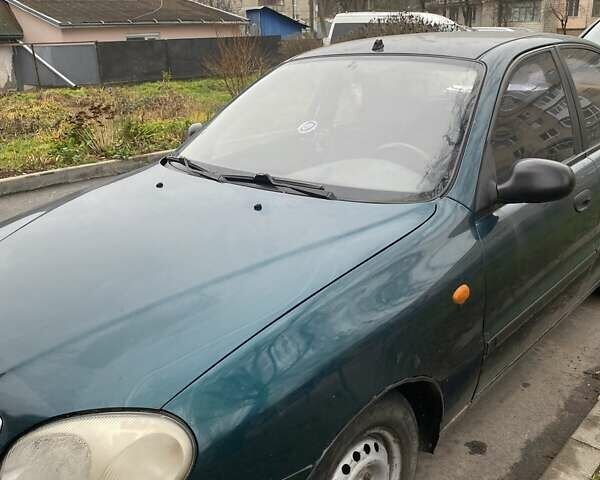 Зеленый Дэу Ланос, объемом двигателя 1.5 л и пробегом 220 тыс. км за 1800 $, фото 1 на Automoto.ua