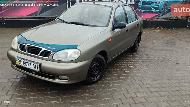 Зеленый Дэу Ланос, объемом двигателя 1.5 л и пробегом 224 тыс. км за 1500 $, фото 1 на Automoto.ua