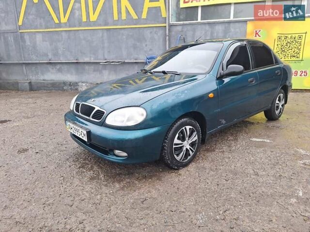 Зелений Деу Ланос, об'ємом двигуна 1.5 л та пробігом 147 тис. км за 2200 $, фото 1 на Automoto.ua