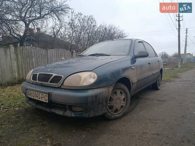 Зеленый Дэу Ланос, объемом двигателя 1.6 л и пробегом 195 тыс. км за 2952 $, фото 1 на Automoto.ua