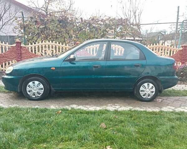 Зеленый Дэу Ланос, объемом двигателя 1.4 л и пробегом 123 тыс. км за 2200 $, фото 1 на Automoto.ua