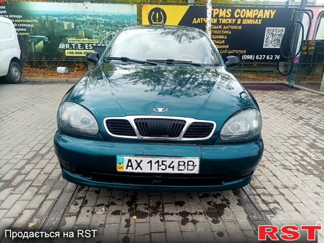 Зеленый Дэу Ланос, объемом двигателя 1.4 л и пробегом 275 тыс. км за 2000 $, фото 1 на Automoto.ua