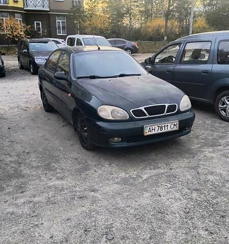 Зелений Деу Ланос, об'ємом двигуна 1.4 л та пробігом 230 тис. км за 1428 $, фото 1 на Automoto.ua