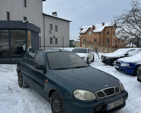 Зелений Деу Ланос, об'ємом двигуна 1.5 л та пробігом 320 тис. км за 1000 $, фото 1 на Automoto.ua