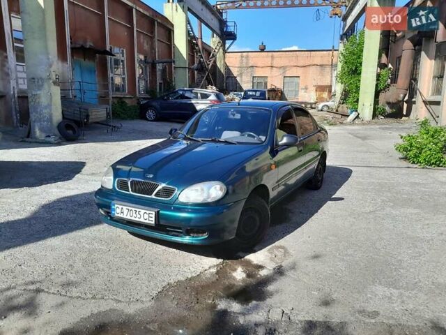 Зеленый Дэу Ланос, объемом двигателя 1.6 л и пробегом 298 тыс. км за 2600 $, фото 1 на Automoto.ua