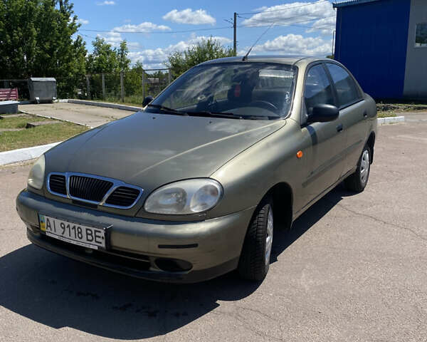 Зеленый Дэу Ланос, объемом двигателя 1.5 л и пробегом 290 тыс. км за 1800 $, фото 1 на Automoto.ua
