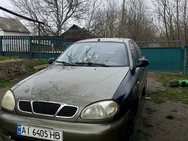 Зеленый Дэу Ланос, объемом двигателя 1.5 л и пробегом 219 тыс. км за 1500 $, фото 1 на Automoto.ua