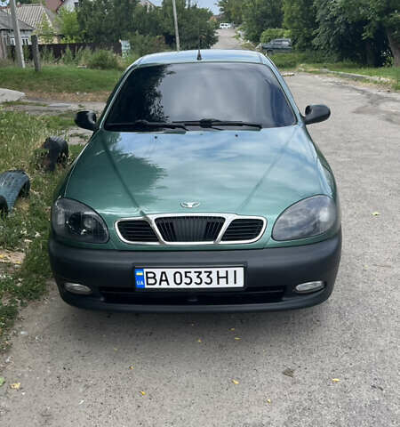 Зеленый Дэу Ланос, объемом двигателя 1.5 л и пробегом 198 тыс. км за 2750 $, фото 1 на Automoto.ua