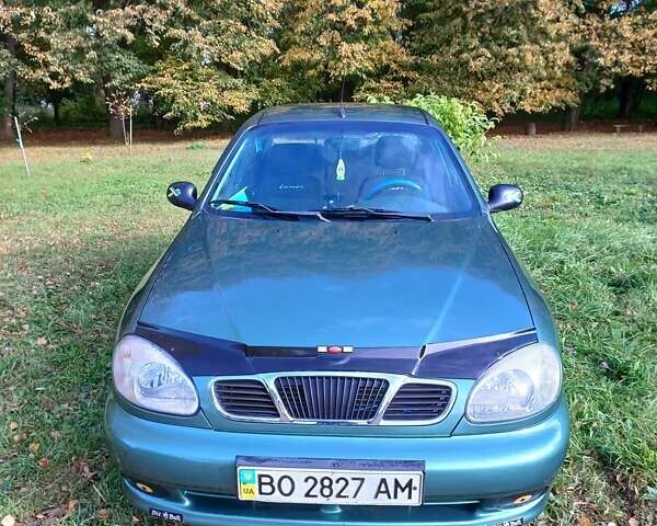 Зеленый Дэу Ланос, объемом двигателя 1.5 л и пробегом 191 тыс. км за 2700 $, фото 1 на Automoto.ua