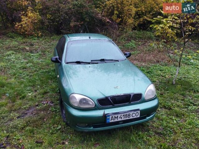Зелений Деу Ланос, об'ємом двигуна 1.5 л та пробігом 173 тис. км за 1900 $, фото 1 на Automoto.ua