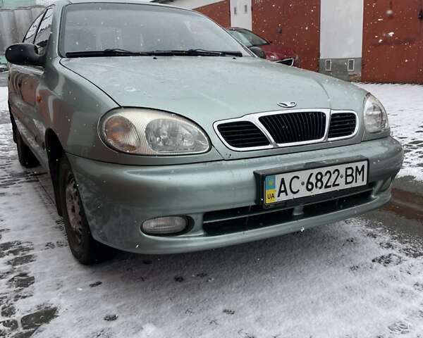 Зеленый Дэу Ланос, объемом двигателя 1.5 л и пробегом 114 тыс. км за 2200 $, фото 1 на Automoto.ua