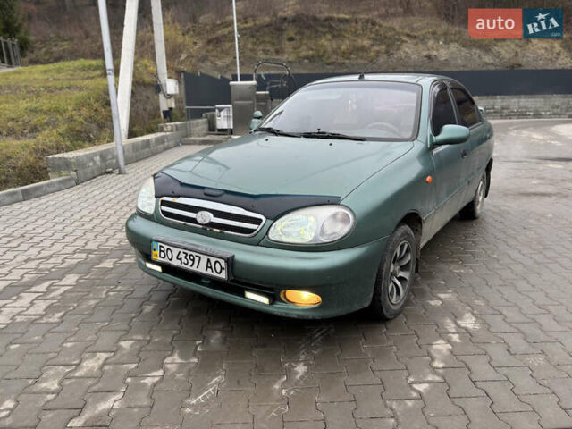 Зеленый Дэу Ланос, объемом двигателя 1.39 л и пробегом 110 тыс. км за 1550 $, фото 1 на Automoto.ua