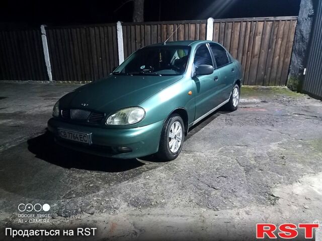 Зеленый Дэу Ланос, объемом двигателя 1.6 л и пробегом 240 тыс. км за 2000 $, фото 1 на Automoto.ua