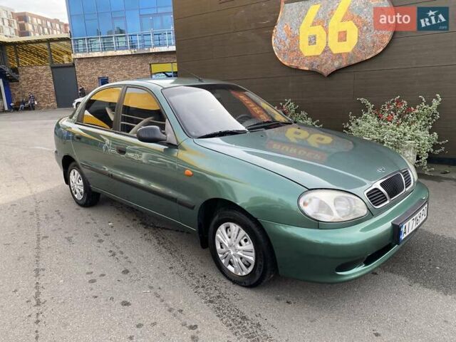 Зеленый Дэу Ланос, объемом двигателя 1.5 л и пробегом 172 тыс. км за 2350 $, фото 1 на Automoto.ua