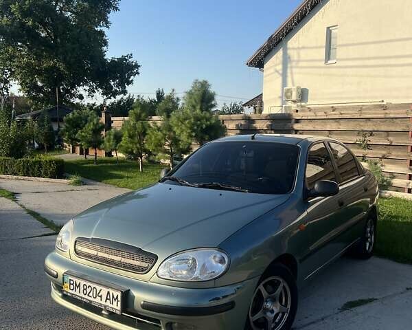 Зеленый Дэу Ланос, объемом двигателя 1.6 л и пробегом 244 тыс. км за 3399 $, фото 1 на Automoto.ua