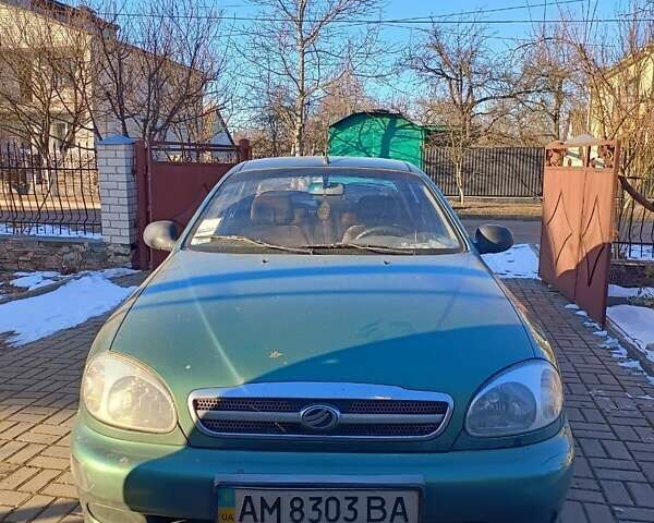 Дэу Ланос 2009 в Житомире на Automoto.ua Зеленый Дэу Ланос, объемом двигателя 1.35 л и пробегом 91 тыс. км за 2200 $, фото 1 на Automoto.ua