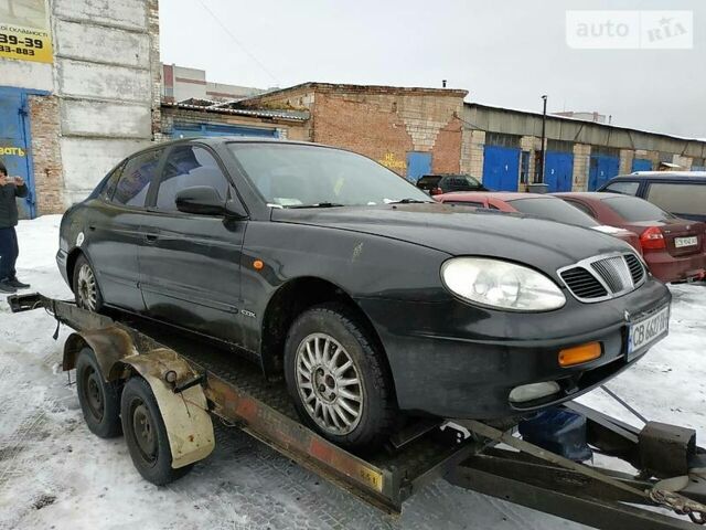 Чорний Деу Леганза, об'ємом двигуна 2 л та пробігом 150 тис. км за 1200 $, фото 1 на Automoto.ua