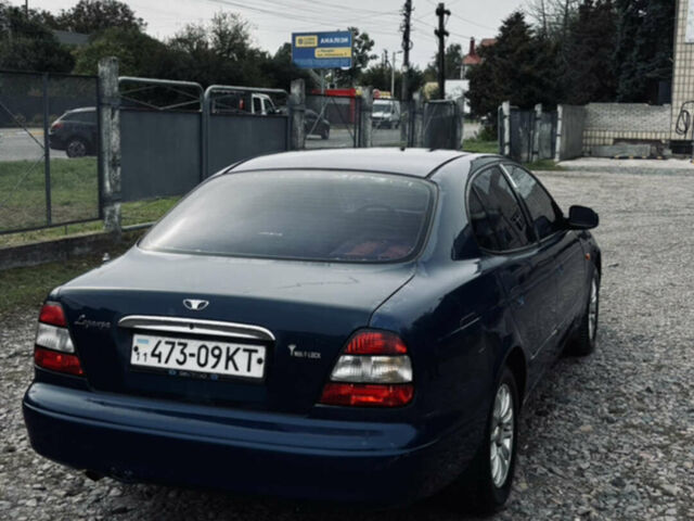Синій Деу Леганза, об'ємом двигуна 2 л та пробігом 298 тис. км за 2000 $, фото 1 на Automoto.ua