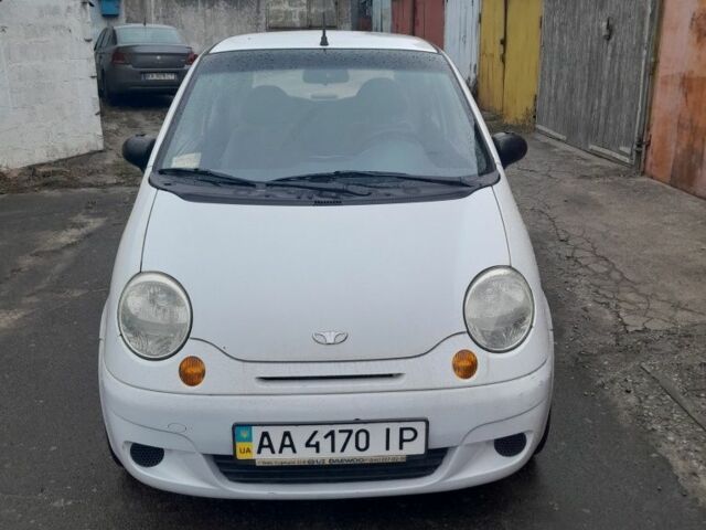 Белый Дэу Матиз, объемом двигателя 0.8 л и пробегом 124 тыс. км за 2600 $, фото 1 на Automoto.ua