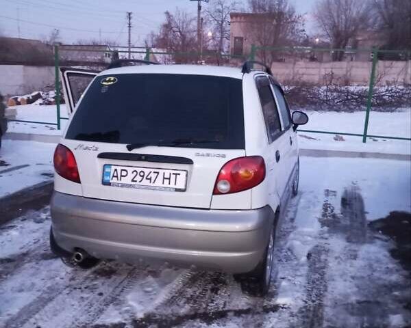 Белый Дэу Матиз, объемом двигателя 1 л и пробегом 105 тыс. км за 3000 $, фото 1 на Automoto.ua