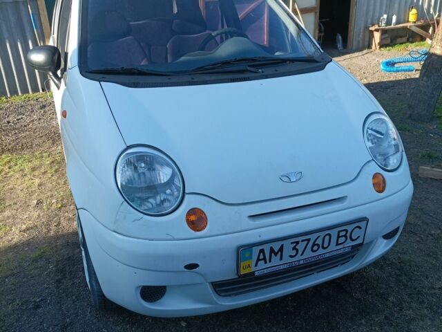 Білий Деу Матіз, об'ємом двигуна 0.8 л та пробігом 97 тис. км за 1300 $, фото 1 на Automoto.ua