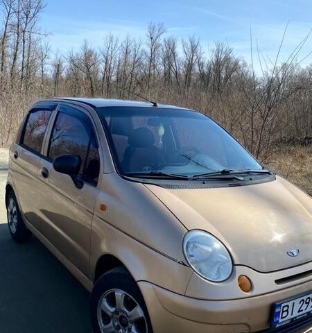 Бежевый Дэу Матиз, объемом двигателя 0.8 л и пробегом 192 тыс. км за 2250 $, фото 1 на Automoto.ua