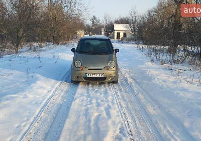 Бежевий Деу Матіз, об'ємом двигуна 0.8 л та пробігом 161 тис. км за 900 $, фото 1 на Automoto.ua