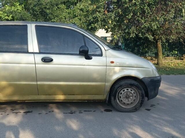 Бежевий Деу Матіз, об'ємом двигуна 0.8 л та пробігом 850 тис. км за 2000 $, фото 1 на Automoto.ua