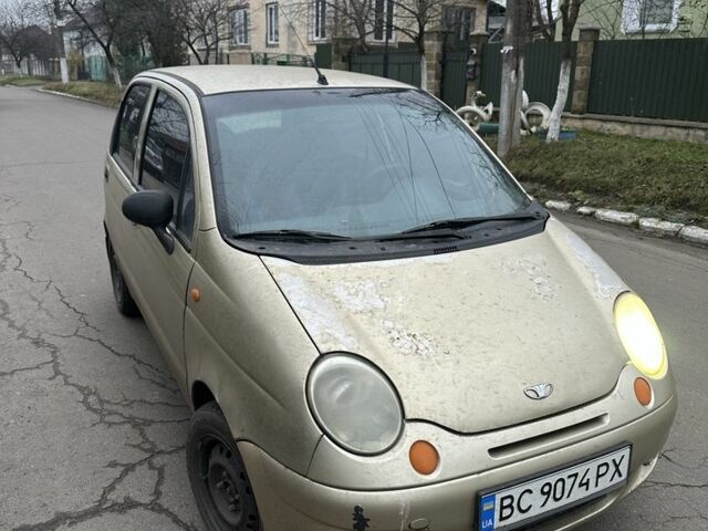 Бежевый Дэу Матиз, объемом двигателя 0.8 л и пробегом 150 тыс. км за 1500 $, фото 1 на Automoto.ua