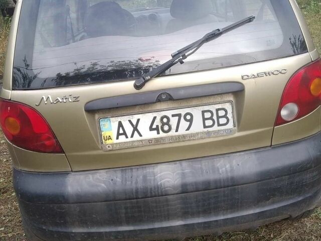 Бежевий Деу Матіз, об'ємом двигуна 0.8 л та пробігом 105 тис. км за 1000 $, фото 1 на Automoto.ua
