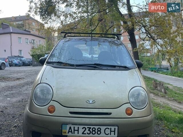 Бежевый Дэу Матиз, объемом двигателя 0.8 л и пробегом 98 тыс. км за 3100 $, фото 1 на Automoto.ua