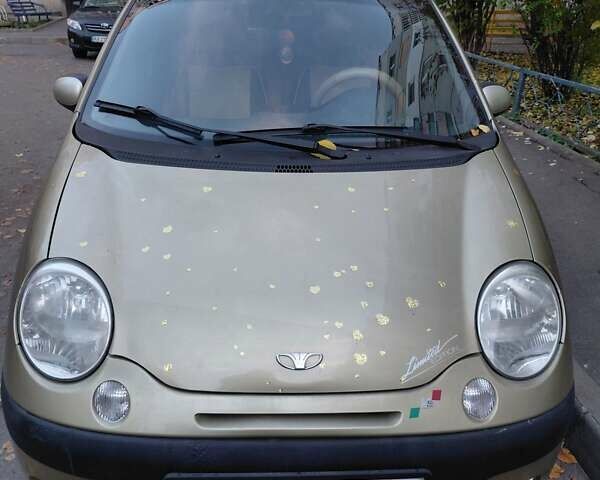 Бежевый Дэу Матиз, объемом двигателя 0.8 л и пробегом 100 тыс. км за 3200 $, фото 1 на Automoto.ua