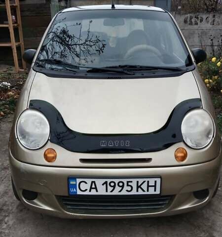 Бежевий Деу Матіз, об'ємом двигуна 0.8 л та пробігом 76 тис. км за 2800 $, фото 1 на Automoto.ua