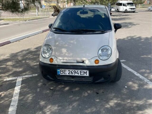 Бежевий Деу Матіз, об'ємом двигуна 0.8 л та пробігом 100 тис. км за 2000 $, фото 1 на Automoto.ua