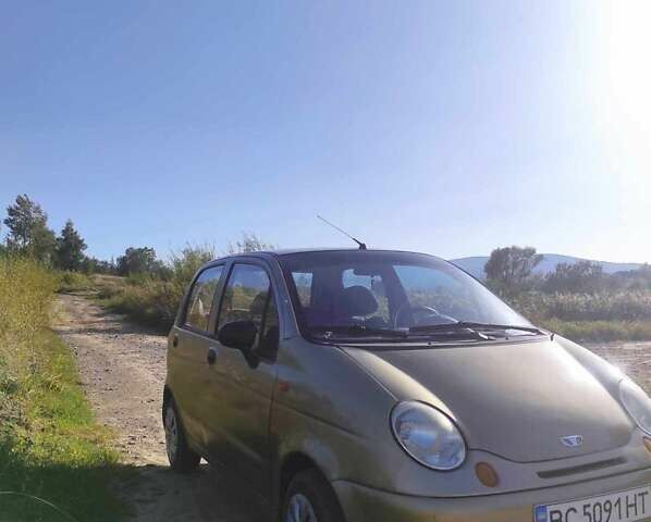 Бежевий Деу Матіз, об'ємом двигуна 0.8 л та пробігом 80 тис. км за 1950 $, фото 1 на Automoto.ua