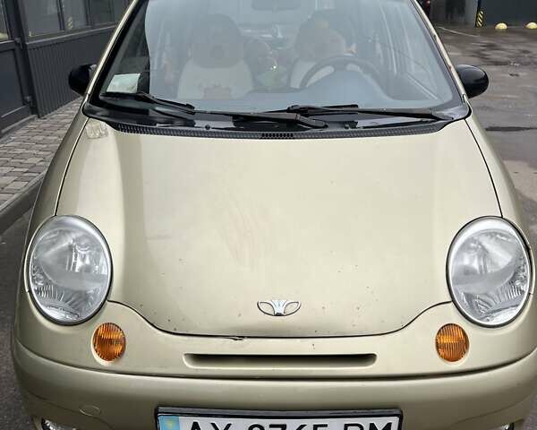 Бежевий Деу Матіз, об'ємом двигуна 0.8 л та пробігом 211 тис. км за 2150 $, фото 1 на Automoto.ua