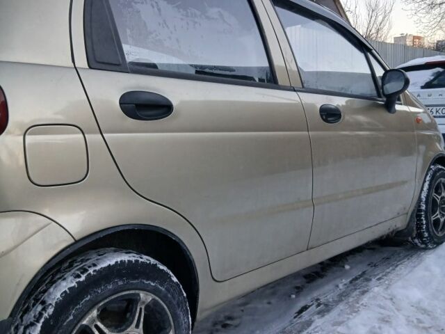 Бежевый Дэу Матиз, объемом двигателя 0.8 л и пробегом 60 тыс. км за 2088 $, фото 1 на Automoto.ua