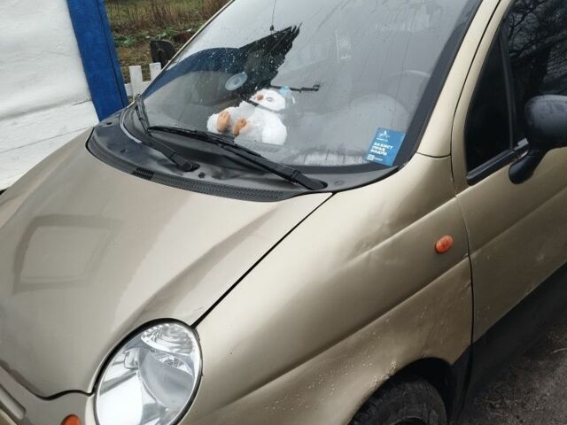 Бежевий Деу Матіз, об'ємом двигуна 0.8 л та пробігом 234 тис. км за 1200 $, фото 1 на Automoto.ua